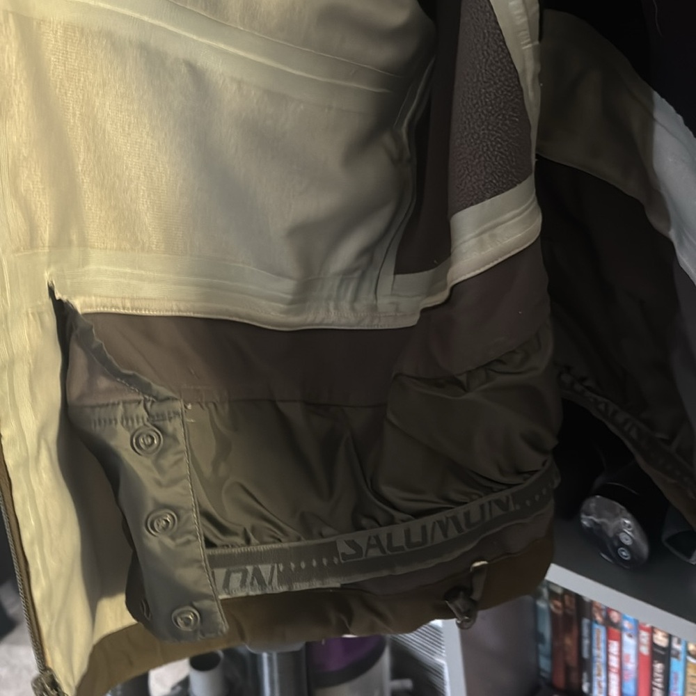 Salomon Men's Olive Jacket - Picture 4 of 5